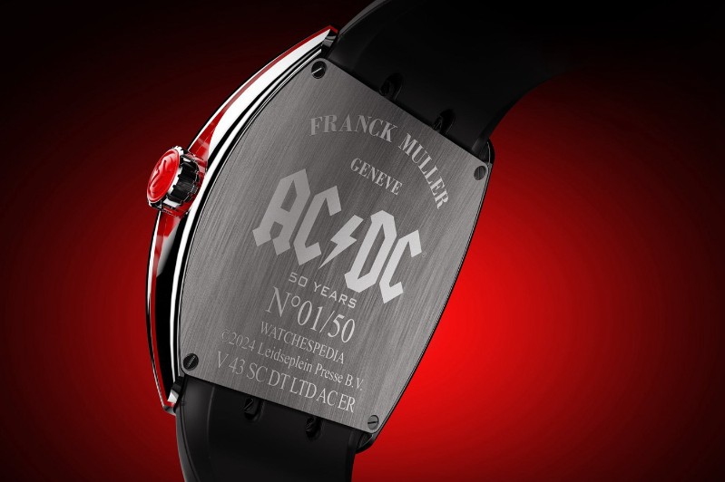 为庆祝AC/DC成立50周年，法穆兰推出两款限量版Vanguard腕表（图)